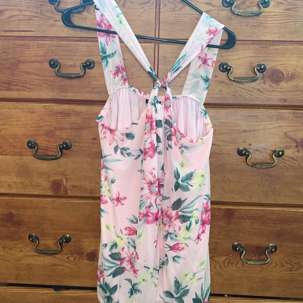 Pink Floral Tank Top Torrid Size 0